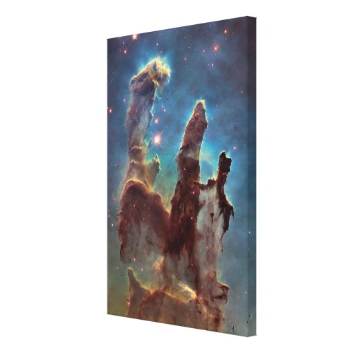 Pillars of Creation Large Vertical Canvas Print Zazzle