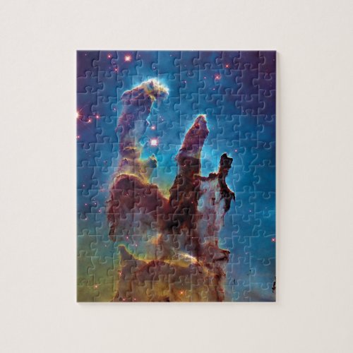 Pillars of Creation M16 Eagle Nebula Space Photo Jigsaw Puzzle