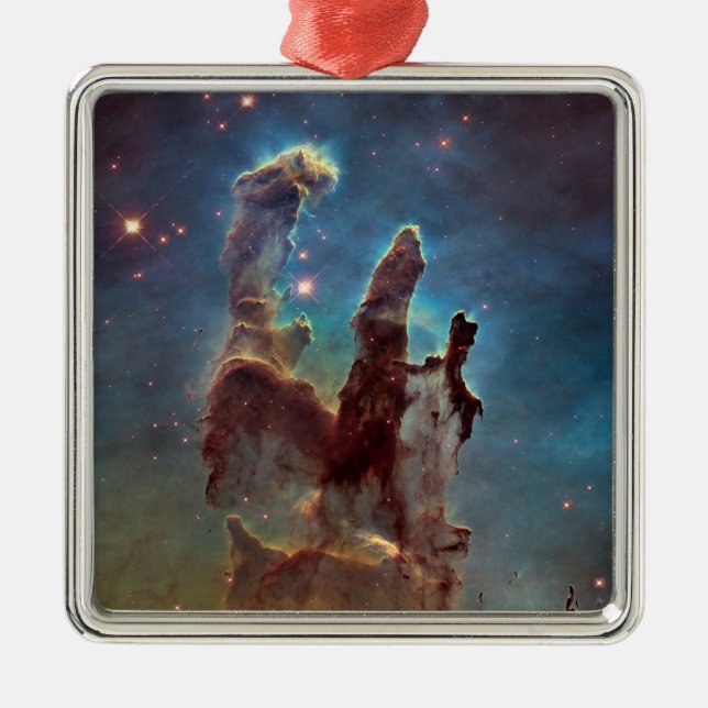 Pillars of Creation Metal Ornament (Front)