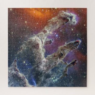 Pillars of Creation NIRCam & MIRI Composite Image Jigsaw Puzzle