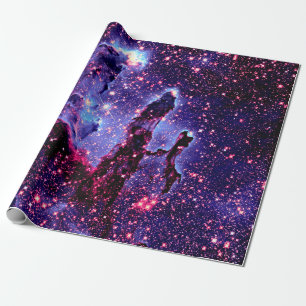 Pillars of Creation Purple Pink Periwinkle Wrapping Paper