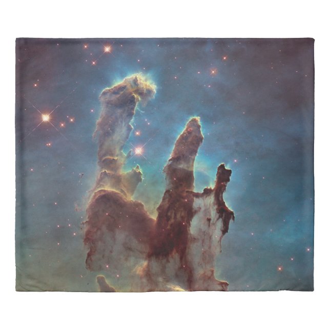 Pillars of Creation Space Photo Duvet Cover (Front)