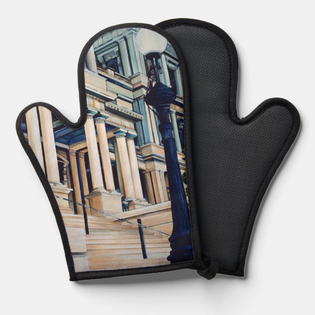 Pillars of Power,Washington,DC. Oven Mitt (Front/Back)