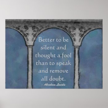 Pillars Of Wisdom Poster Print by sfcount at Zazzle