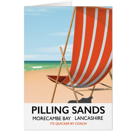 Pilling Sands Morecambe Bay, Lancashire Cards (Front)