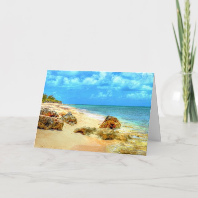 Pillory Beach Greeting Card (Front)