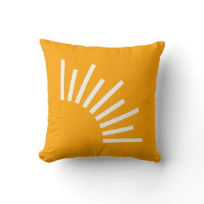 Pillow - 16" x 16" orange with logomark