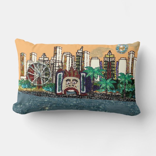 Pillow 2 | Luna Park | Sequin Dreams Studio (Front)