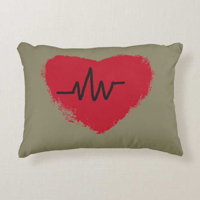 Pillow~ After Heart Surgery Decorative Pillow (Front)