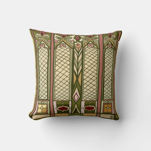 Pillow - (Arts and Crafts Style) (Front)
