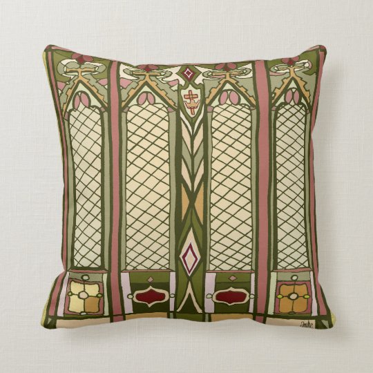 Pillow (Arts and Crafts Style)