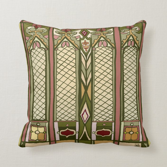 Pillow (Arts and Crafts Style)