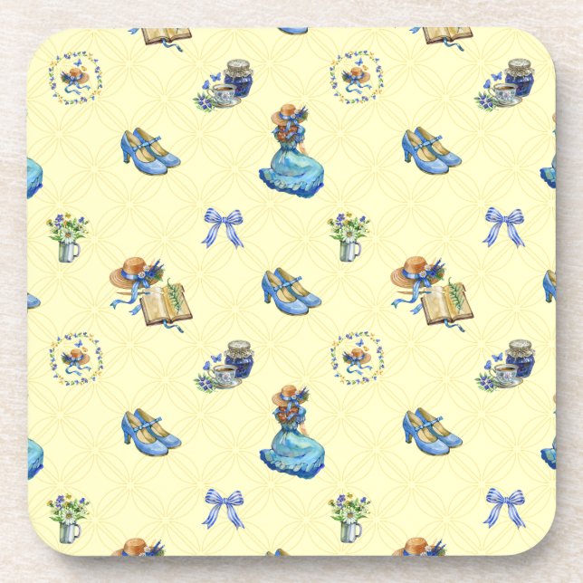 pillow beverage coaster (Front)
