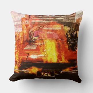pillow, car design, classics throw pillow