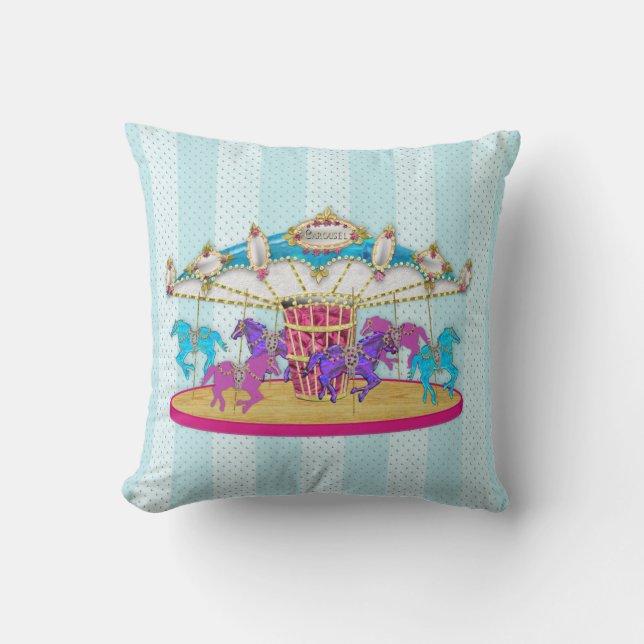 Pillow - Carousel Collection - Merry-go-round (Front)