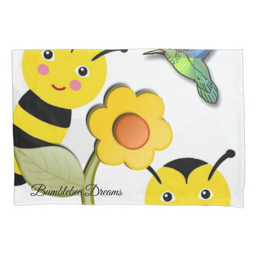 Pillow Case Bumblebee Dreams