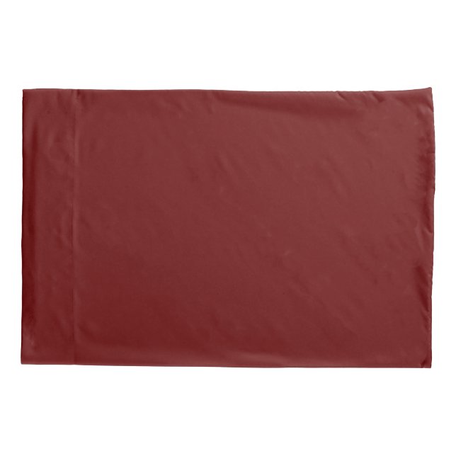 Pillow Case Burgundy  (Back)