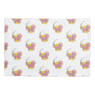 Pillow Case Butterfly Floral