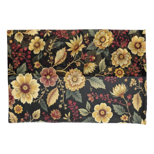 Pillow case flowers pattern  (Front)