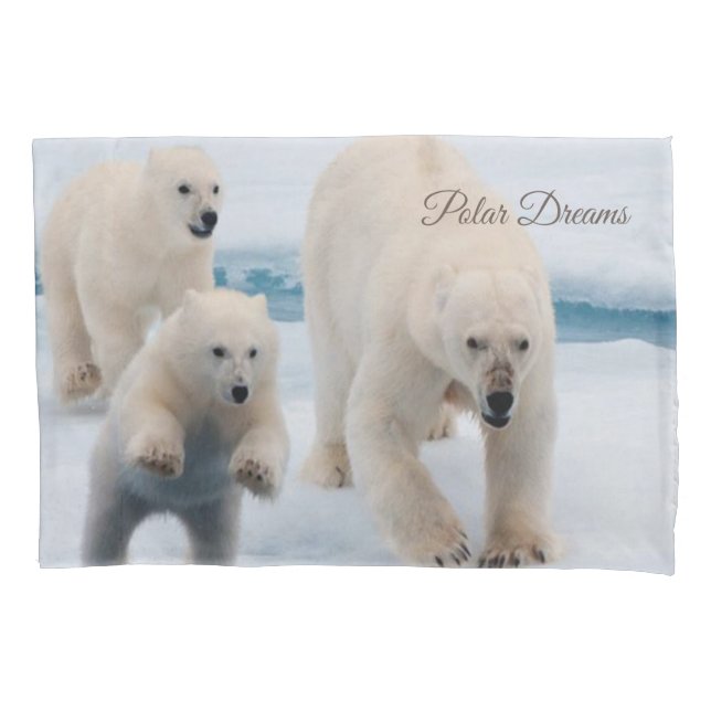 Pillow Case Polar Bear (Front)