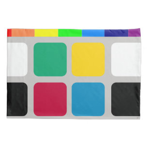 Pillow Case Square Stripe Colorful