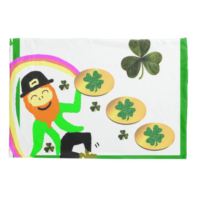 Pillow Case St. Patrick's Day (Back)