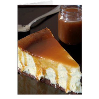 Pillow Cheesecake and Salted Butter Caramel Sauce Cards