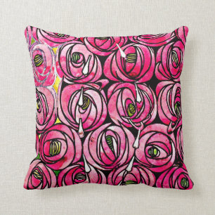 Pillow-Classic/Vintage-Charles Mackintosh 1 Throw Pillow