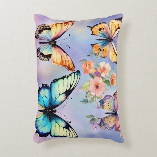 Pillow Cover with Butterfly Effect