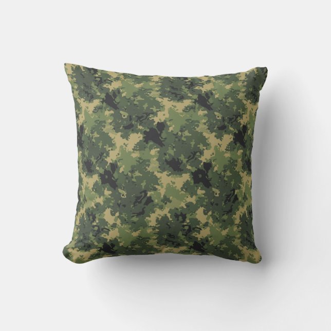  Pillow cushion with camouflage pattern (Front)