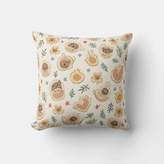 Pillow cushion with cute pattern