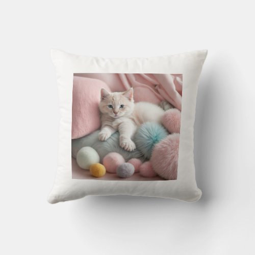 Pillow cute cat cushion