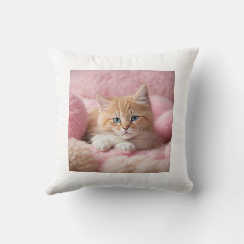 Pillow cute cat cushion