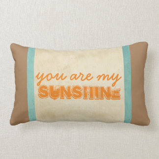 pillow decor quote you are my sunshine