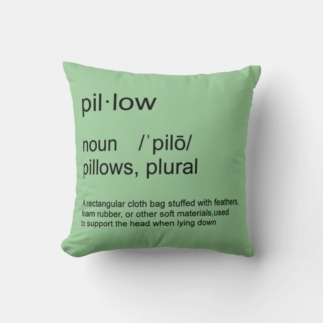 Pillow Definition Pillow (Front)