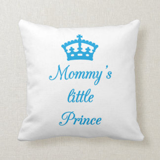 Pillow design, Mommy's little prince with crown