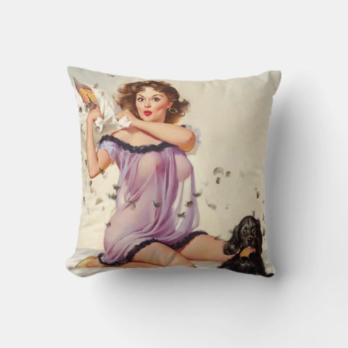 Pillow Fight Pin Up
