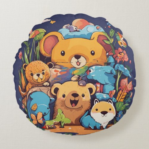 pillow for kids_ round shape