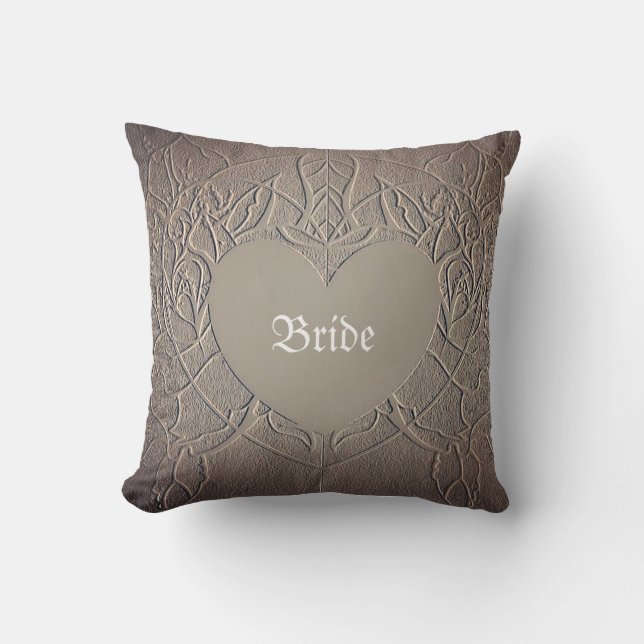 Pillow, for your Bride. Throw Pillow (Front)