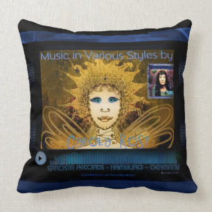 Pillow - Front Music Player, Back Rain Forest