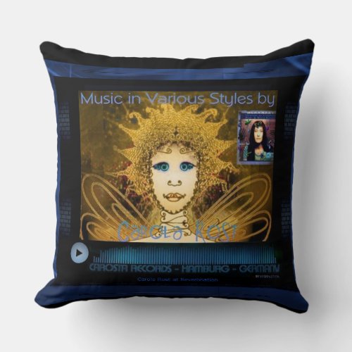 Pillow _ Front Music Player Back Rain Forest