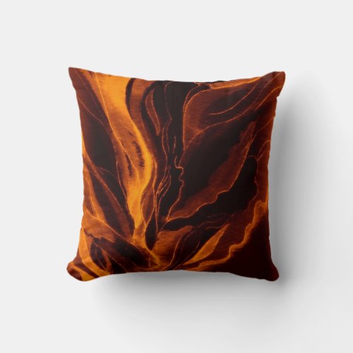 Pillow--Giant Orange Poppies Throw Pillow