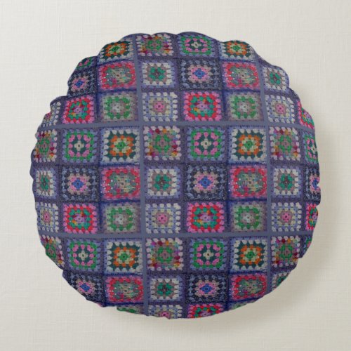 Pillow _ Granny Square Crochet Pattern