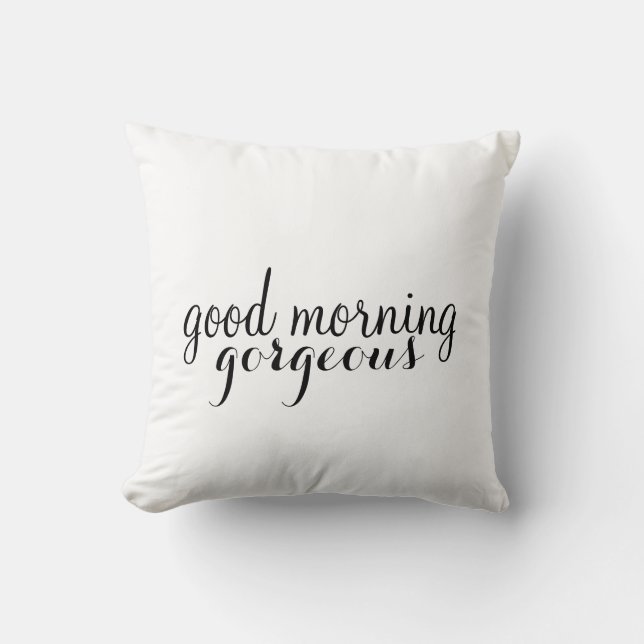 Pillow | His - Good Morning (Style 2) (Front)