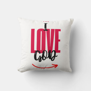 Pillow "I Love God"