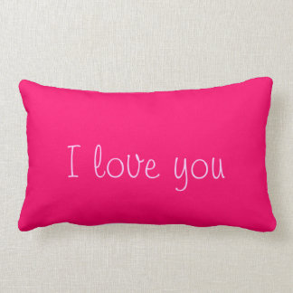 Pillow-"I love you" Lumbar Pillow