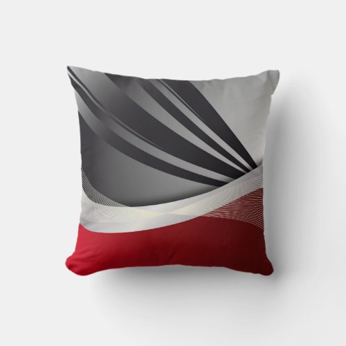 Pillow in modern abstract style