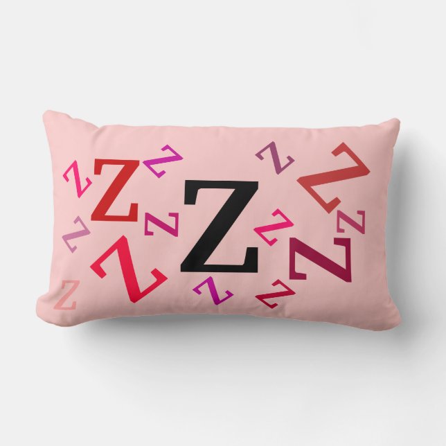 Pillow (lumbar) - Multiple letters (Front)
