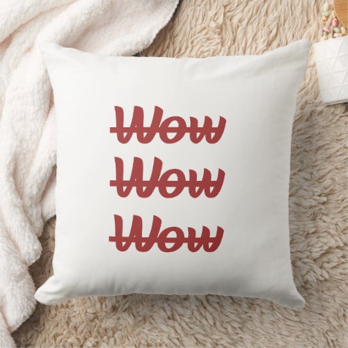 Pillow | Modern Typography Accent Cushion