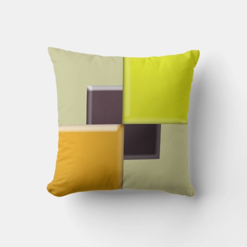 Pillow _ Modernistic Overlapping Squares